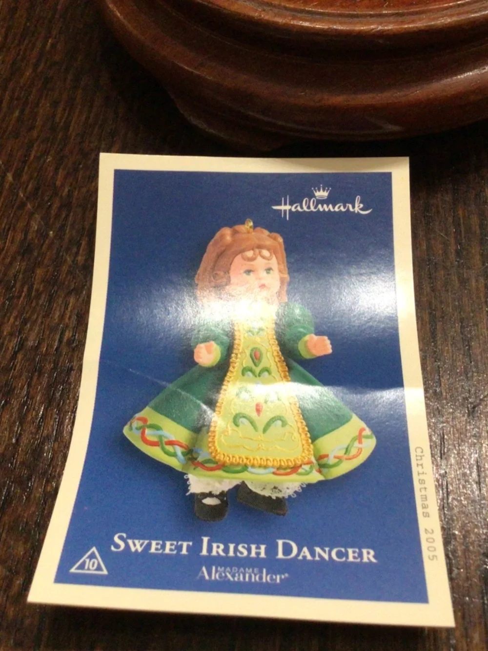 Vintage, Hallmark keepsake ornament Sweet Irish Dancer, Madame Alexander 2005